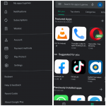 How to enable darkmode on google play store