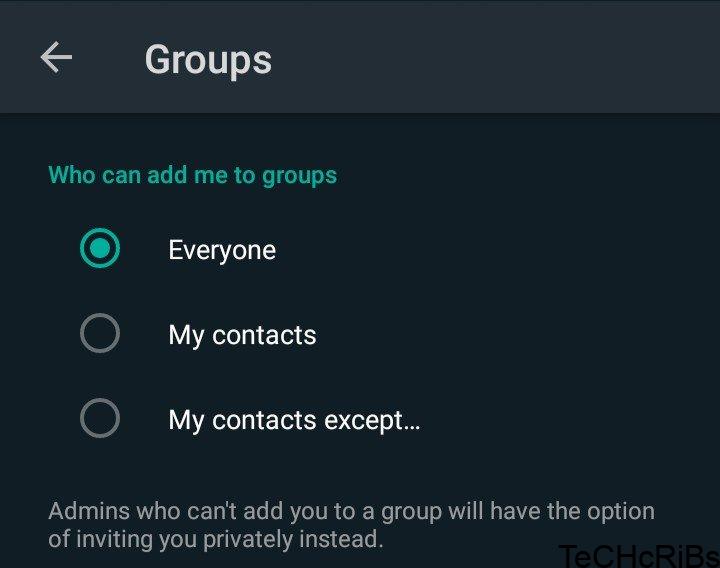 How to Stop Users From Adding You to WhatsApp Groups