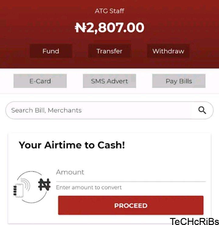 convert airtime to cash