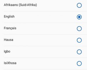 Ayoba vs whatsapp langusges