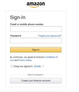 Amazon sign in affiliate