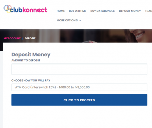 How To fund wallet on clubkonnect