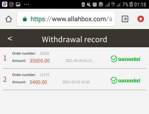 Allahbox Review Payment