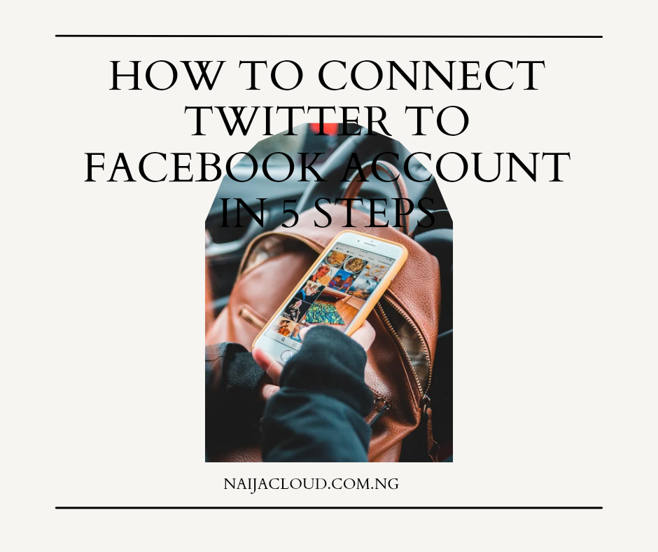 Connect Twitter to Facebook Account