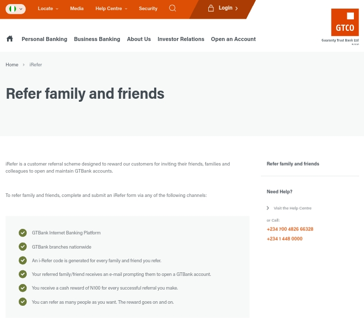 GTBank affiliate program