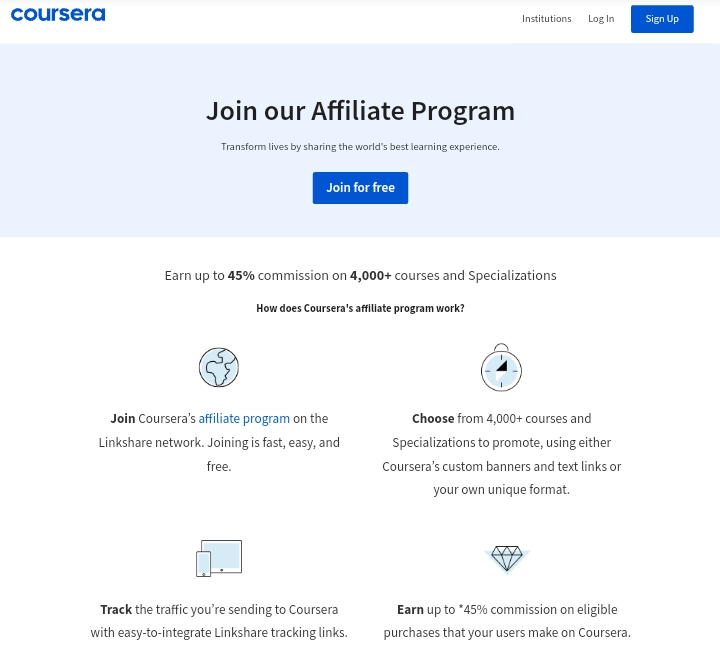 Coursera.org affiliate program