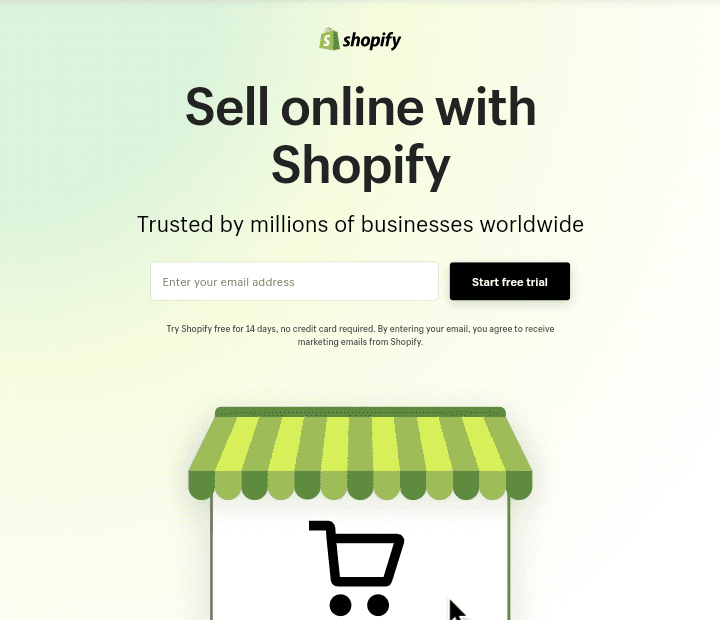 Shopify website 